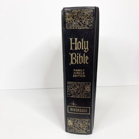 Holy Bible Family Circle Edition King James Version Riverside Illustrated Black - Picture 3 of 16